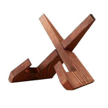 support tablette bois marron minimaliste texture naturelle sans fixation
