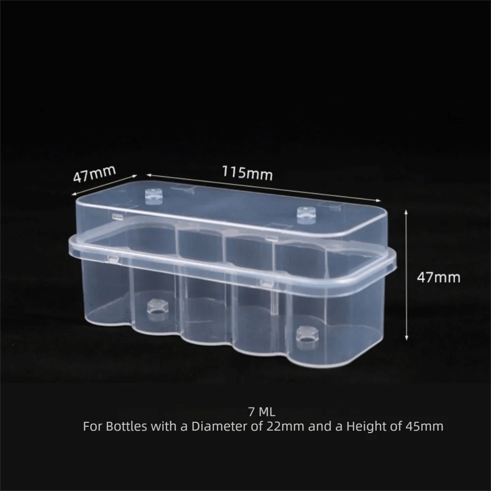boîtes rangement flacons transparentes modernes ml emplacements réutilisables respectueux environnement