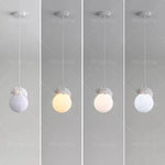 lumière suspendue animaux blanc gris rose bébé moderne minimaliste
