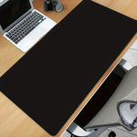 tapis souris jeu caoutchouc antidérapant noir texture douce microfibre moderne adhésif 90x40cm 80x40cm 70x30cm