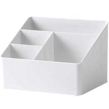 organisateur blanc minimaliste rangement compartiments multiples réutilisable respectueux environnement moderne