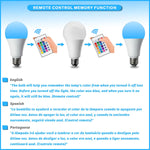ampoule led rgb sphérique culot e27 telecommande decoration interieure salon moderne