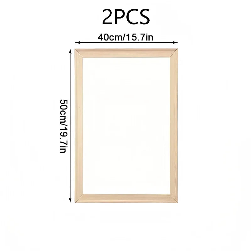cadres mural bois naturel classique 30x30cm 30x40cm 40x40cm 40x50cm 50x50cm