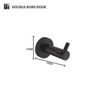 accessoires salle bain noir mat modernes fixations papier toilette verre dents brosse dents