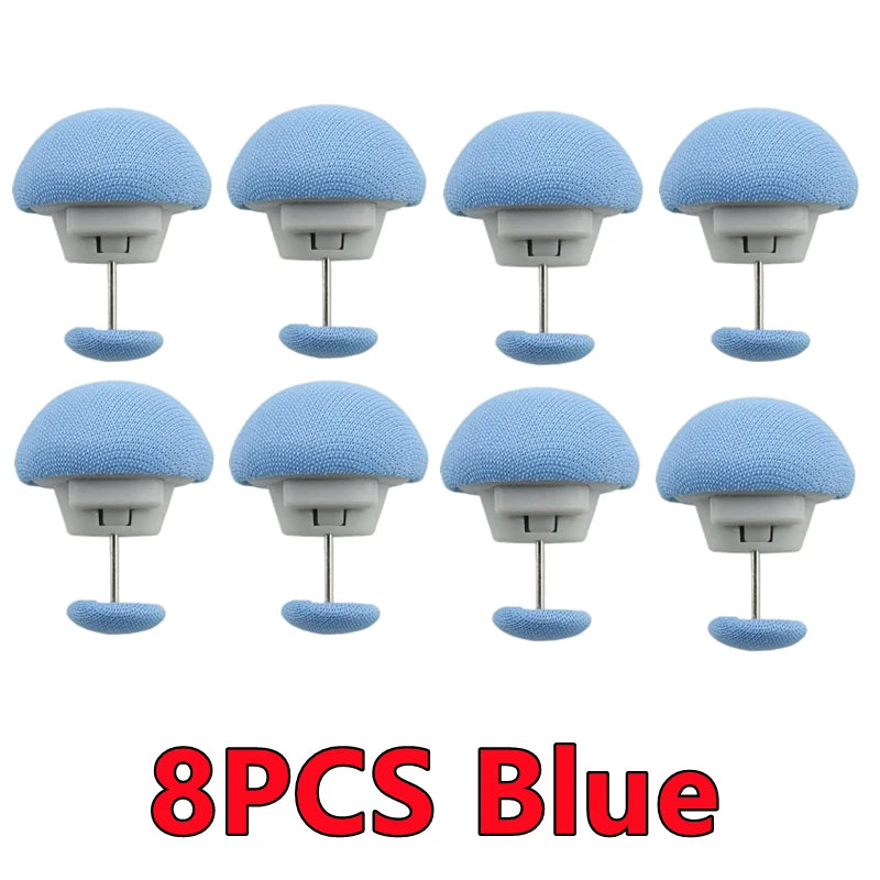 boucles suspension adhésives rose bleu gris blanc modernes minimalistes 16pcs 20pcs