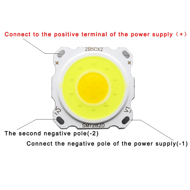 ampoules led cob blanc jaune 3w 5w 7w 10w rondes modernes phi28mm phi20mm
