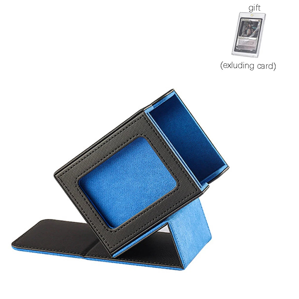 boîte cartes cuir moderne noir rose respectueux environnement rechargeable organisateur jeux