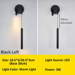 lampe murale moderne noire blanche led cuisine chambre salon entrée 249lm 2000lm 90260v