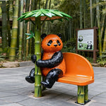statues extérieures animaux dessin animé panda chien chat écureuil renard ours décoration jardin