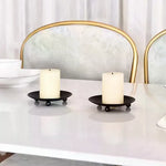 support bougie noir moderne décoration maison bougies cire spa mariage anniversaire fêtes