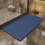 tapis sol antidérapant caoutchouc gris noir texture tissée moderne adhésif salle bain entrée porche