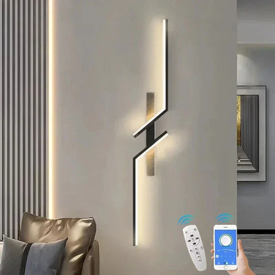 Applique murale LED moderne blanche pour escalier