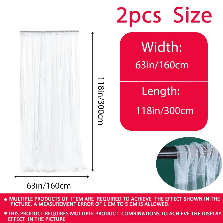 rideaux tulle transparent bleu clair moderne fenêtre 160x300cm deux panneaux polyester