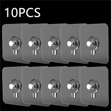 porte serviettes adhésifs transparents modernes 10pcs 20pcs 30pcs étanches salle bain cuisine