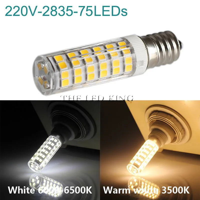 Ampoule LED E14 7W 9W 12W blanc chaud carrés jaunes moderne opacité 2700 3500K
