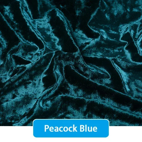 tissu velours brillant bleu royal violet luxueux élastique polyester rideaux coussin canapé