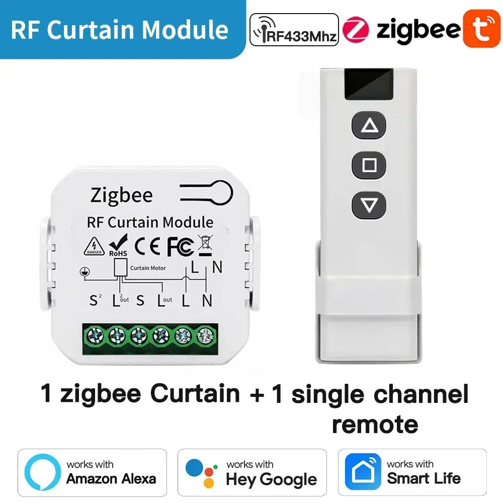 rideau module commutation wi fi blanc moderne clips vis connecteurs électriques 70*76mm 80*80mm 66*102mm
