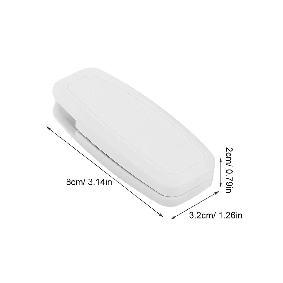 boîte pilules blanc pratique vis fixations anneaux boucles rideaux accessoires plastique polyester