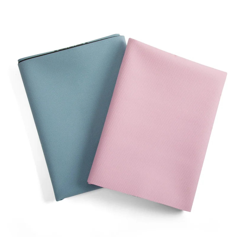 tapis yoga bleu ciel rose noir texturé anti dérapant fitness yoga pilates exercices