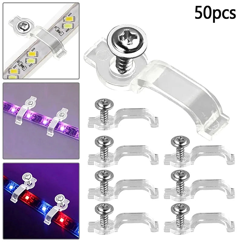 clips transparents vis clips ruban led moderne fixation vis clips transparents