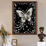 tableau décoratif motifs floraux strass or élégant art décoratif diy adulte modernes incluséesOpaqueFlyGirlElves