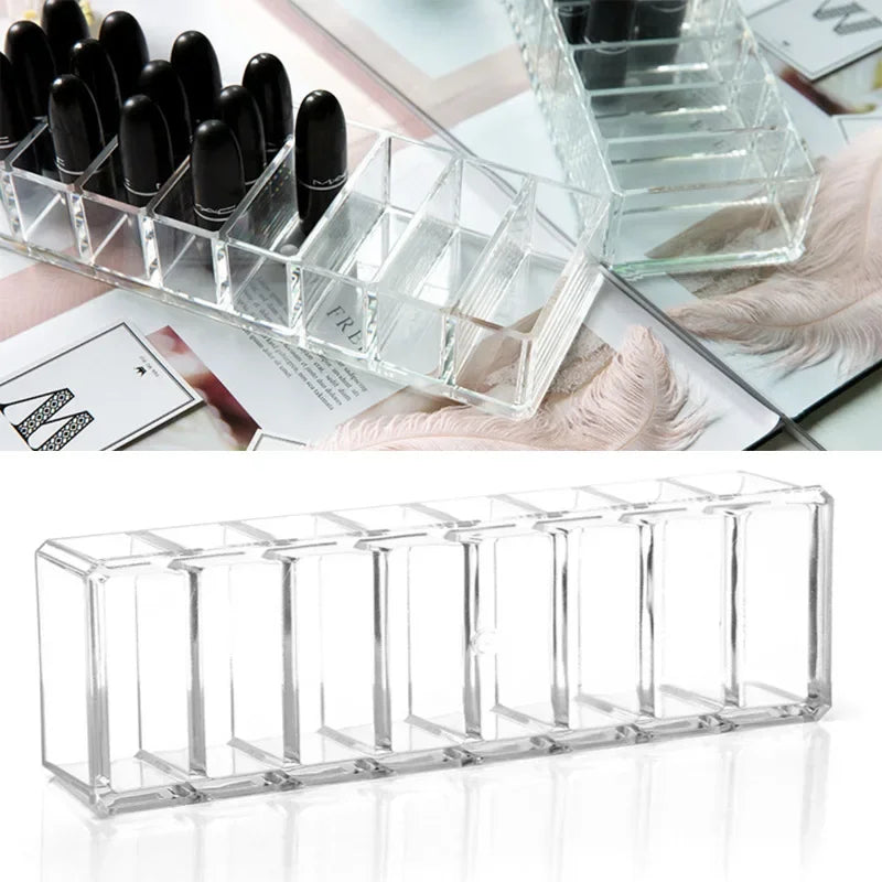 boîte rangement maquillage transparent moderne organisateur cosmétique minimaliste durable environment