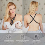 soutien gorge femme imprimé animalier bleu noir confortable ajustable