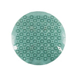 tapis bain anti dérapant moderne perforé motifs circulaires rose vert bleu gris violet