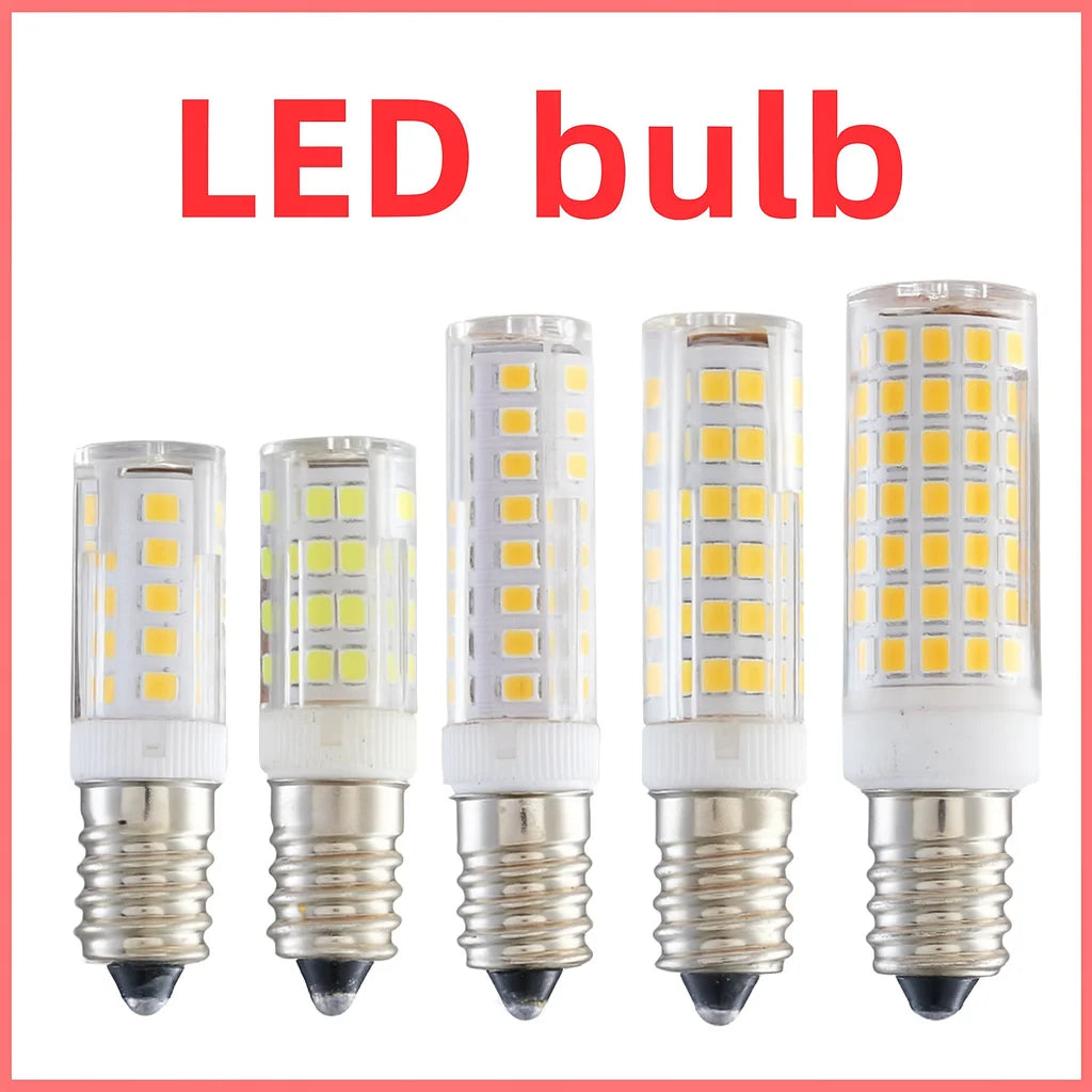 ampoule led e14 7w 9w 12w 15w 18w blanc carrés jaunes modernes 360° lumineuse