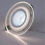 Spot LED moderne 9W 7W blanc violet grille aluminium clips câbles fixations domestiques ambreRGB
