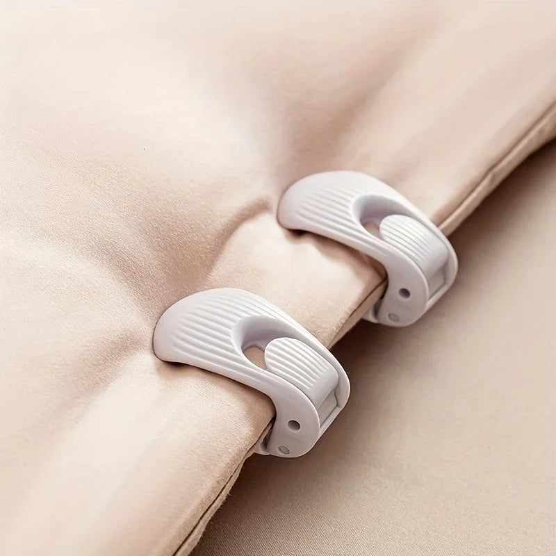 clips literie blanc rose vert pratiques modernes maison réglables deux sens