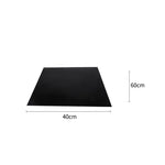 protège induction plaque cuisson noir moderne minimaliste respectueux environnement protection table cuisine insert