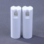 flacons atomisateurs blancs modernes capsules rechange inclusaires lisses opaques