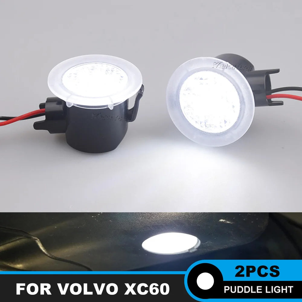 lampe bienvenue volvo xc60 gris métallisé perforée moderne adhésive 2400 lumens 12v câble