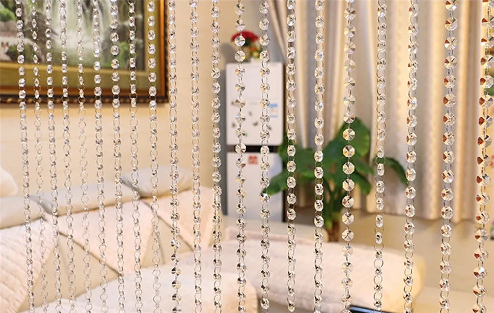 rideau or argent opalescent moderne élégant intérieur extérieur perspective decoration