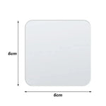 adhésif double face réutilisable transparent imperméable pratique mur meubles 6cm 6cm