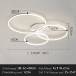 plafonnier led rond moderne luminaires salon chambre blanc noir épuré lumière dimmable