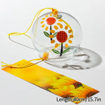 cloches vent transparentes motifs floraux décoratives japonaises artisanales chambre decoration