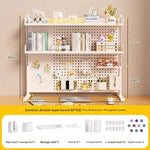 étagère murale modulaire métal blanc porte crayons support objets moderne