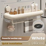 étagère murale salle bain ventouse aluminium électroplaquée noire moderne poignées succion grille dimensions