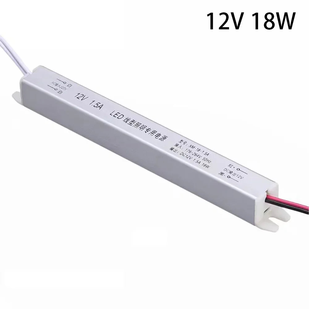 alimentation led 12v 24v 18w 36w 48w câbles blanc moderne sans fixation