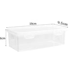 boîtes rangement transparentes modernes poignées vis fil rubans adhésifs organisation artisanale DIY