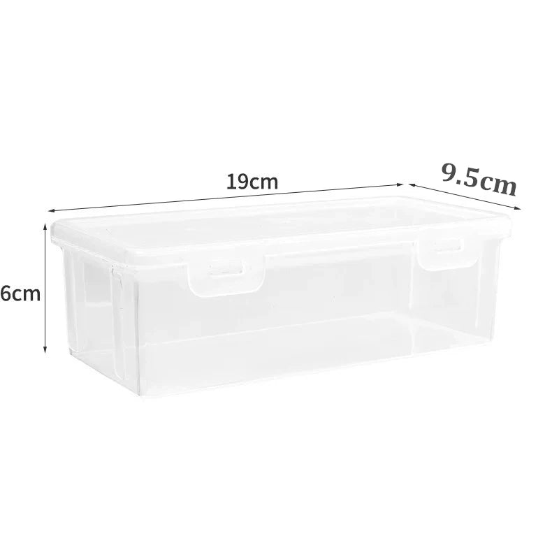 boîtes rangement transparentes modernes poignées vis fil rubans adhésifs organisation artisanale DIY
