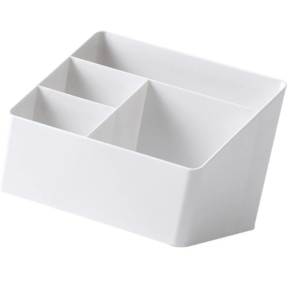 organisateur blanc minimaliste rangement compartiments multiples réutilisable respectueux environnement moderne