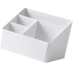 organisateur blanc minimaliste rangement compartiments multiples réutilisable respectueux environnement moderne