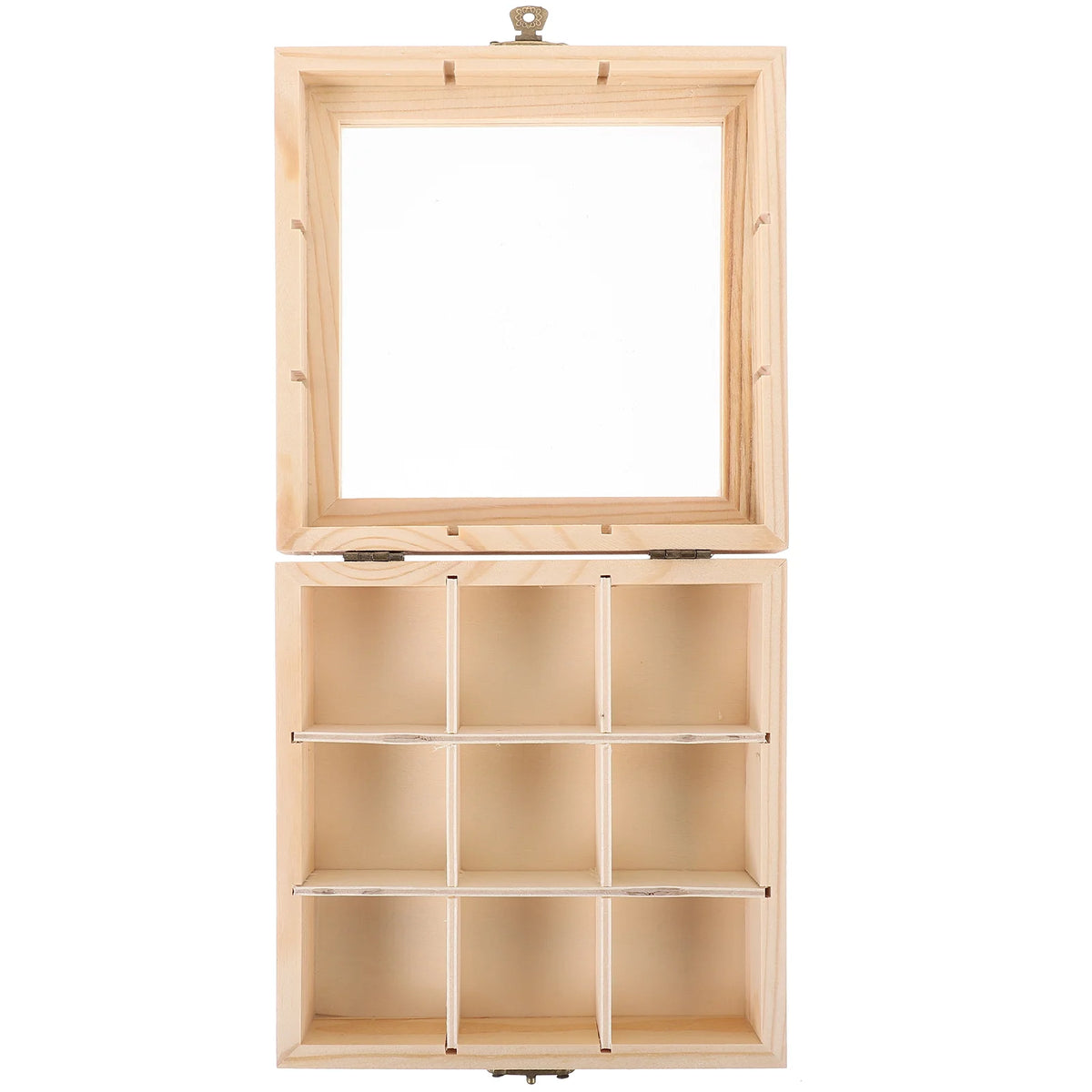 Boîte rangement thé ouverte avec sachets