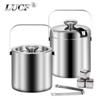 cuve glace argentée lisse moderne tongs refroidisseur vin boisson bière