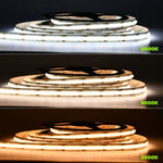 ruban led flexible blanc moderne adhésif 3000k 6000k connecteur câble 24v 50000h