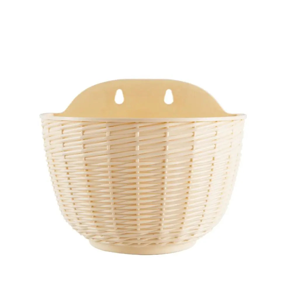 panier suspendu tissé moderne blanc bleu clair rose orange grille protection