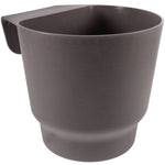 pots fleurs suspendus mural bleu gris blanc texturé moderne grille drainage vis jardin